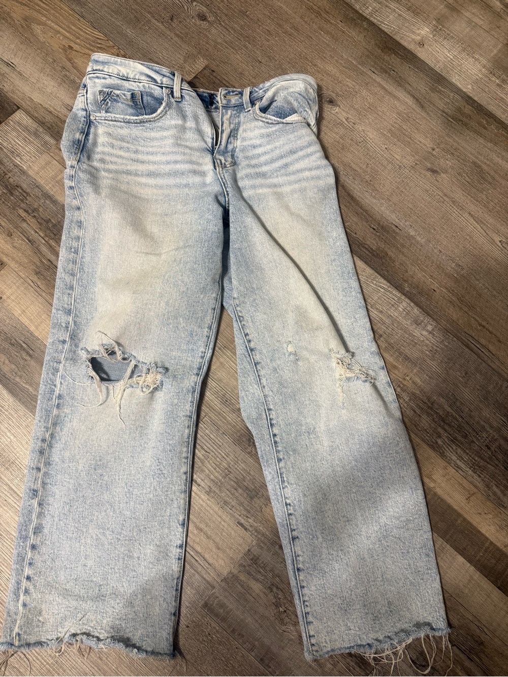 buckle black blue jeans